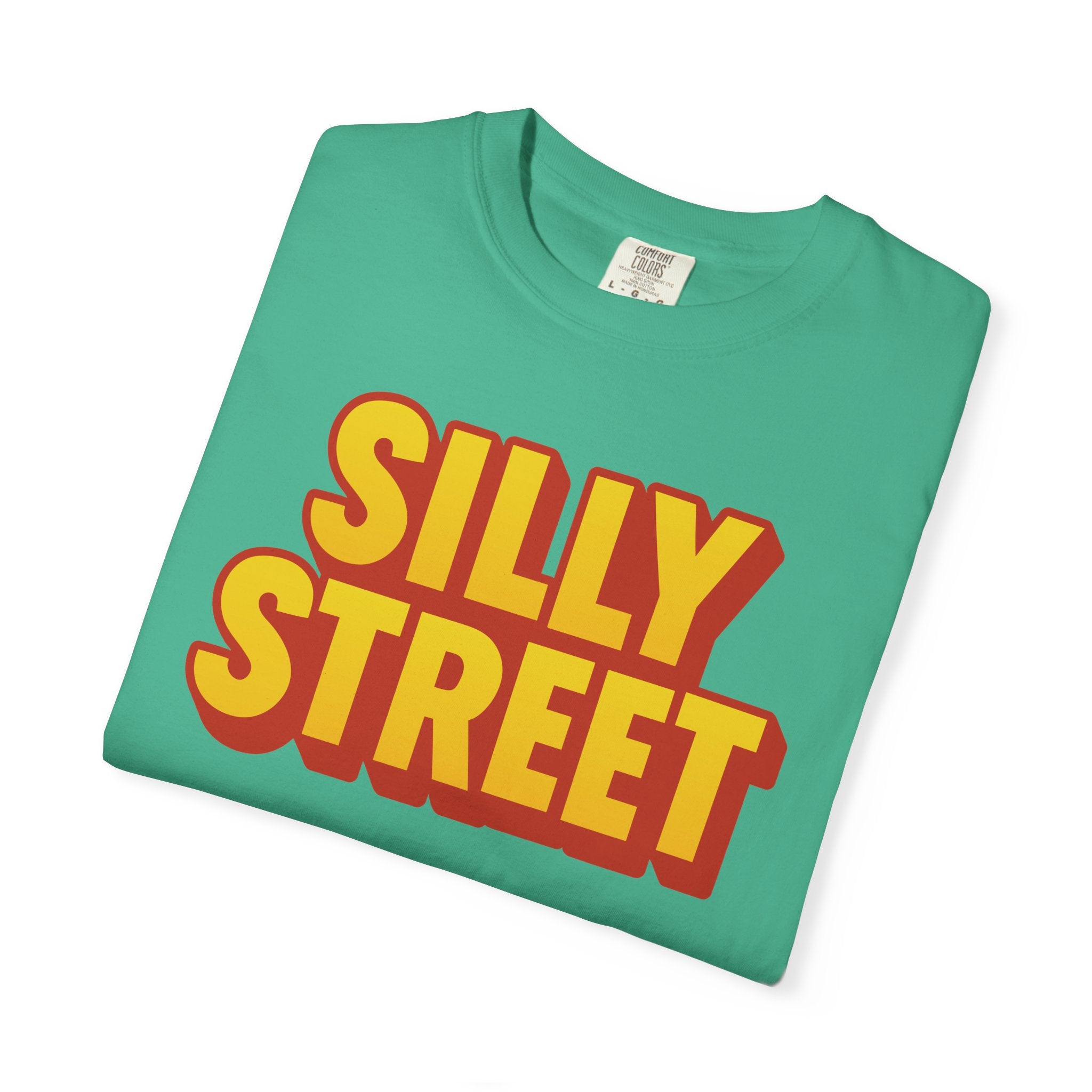 Silly Street Retro Logo Unisex Garment-Dyed T-shirt