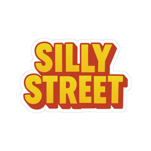 Kiss-Cut Sticker — "Silly Street" Logo