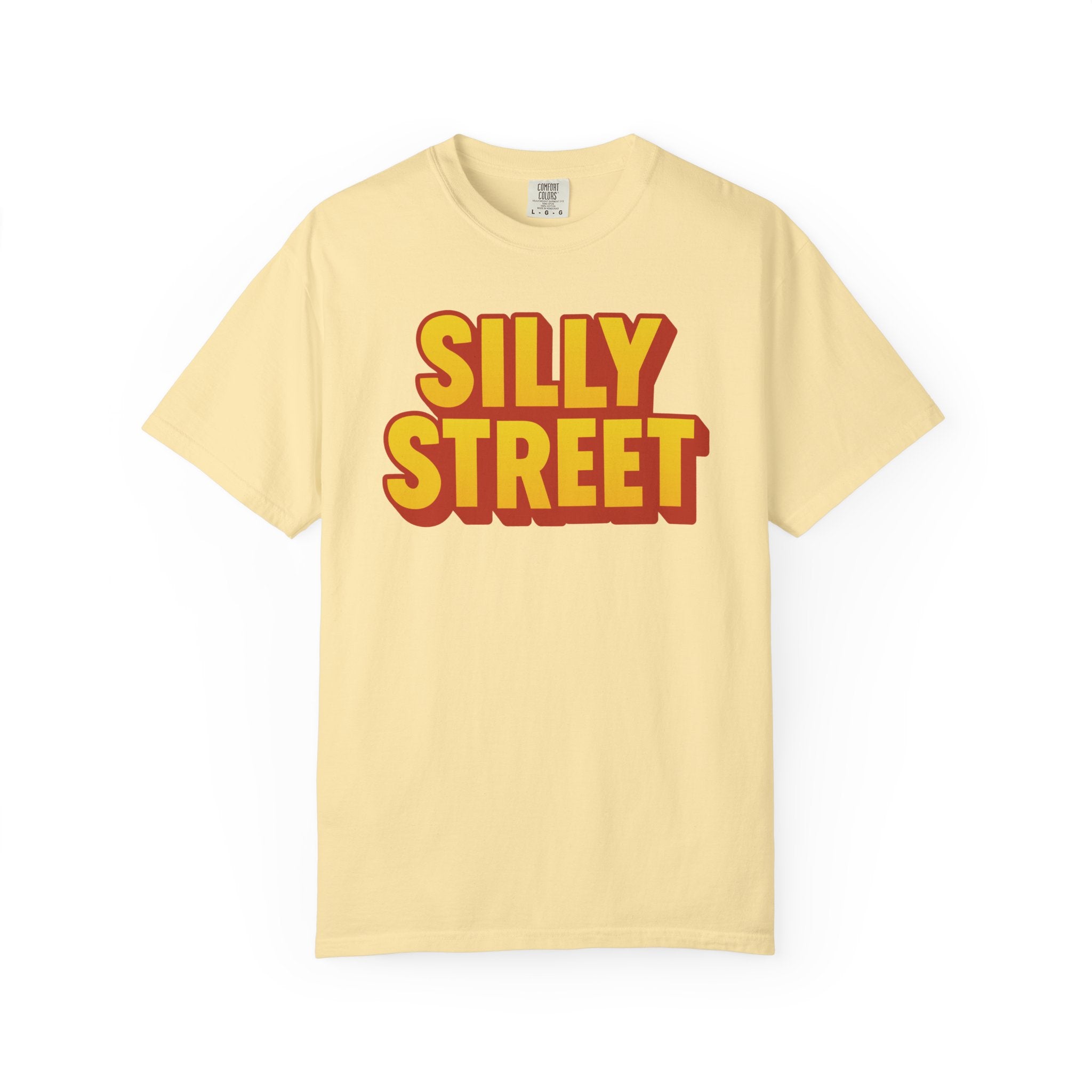 Silly Street Retro Logo Unisex Garment-Dyed T-shirt