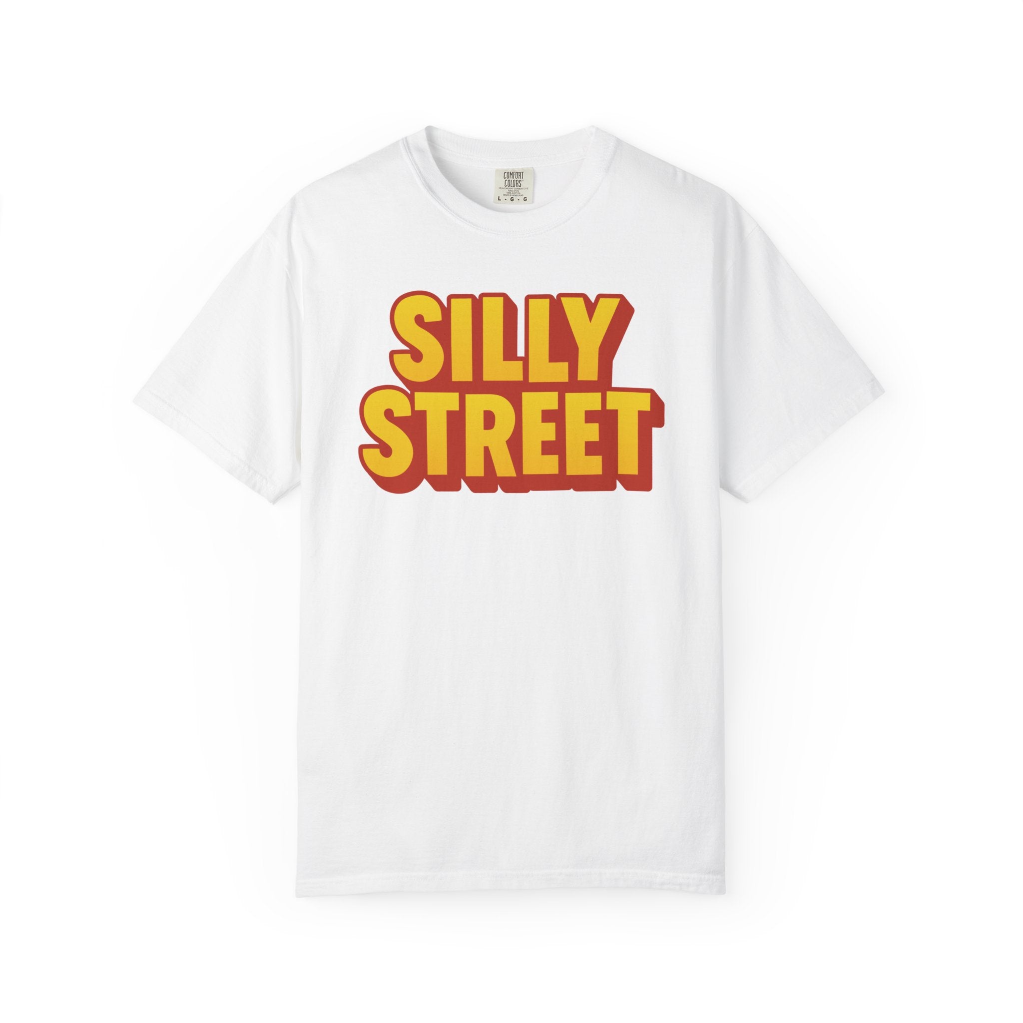 Silly Street Retro Logo Unisex Garment-Dyed T-shirt