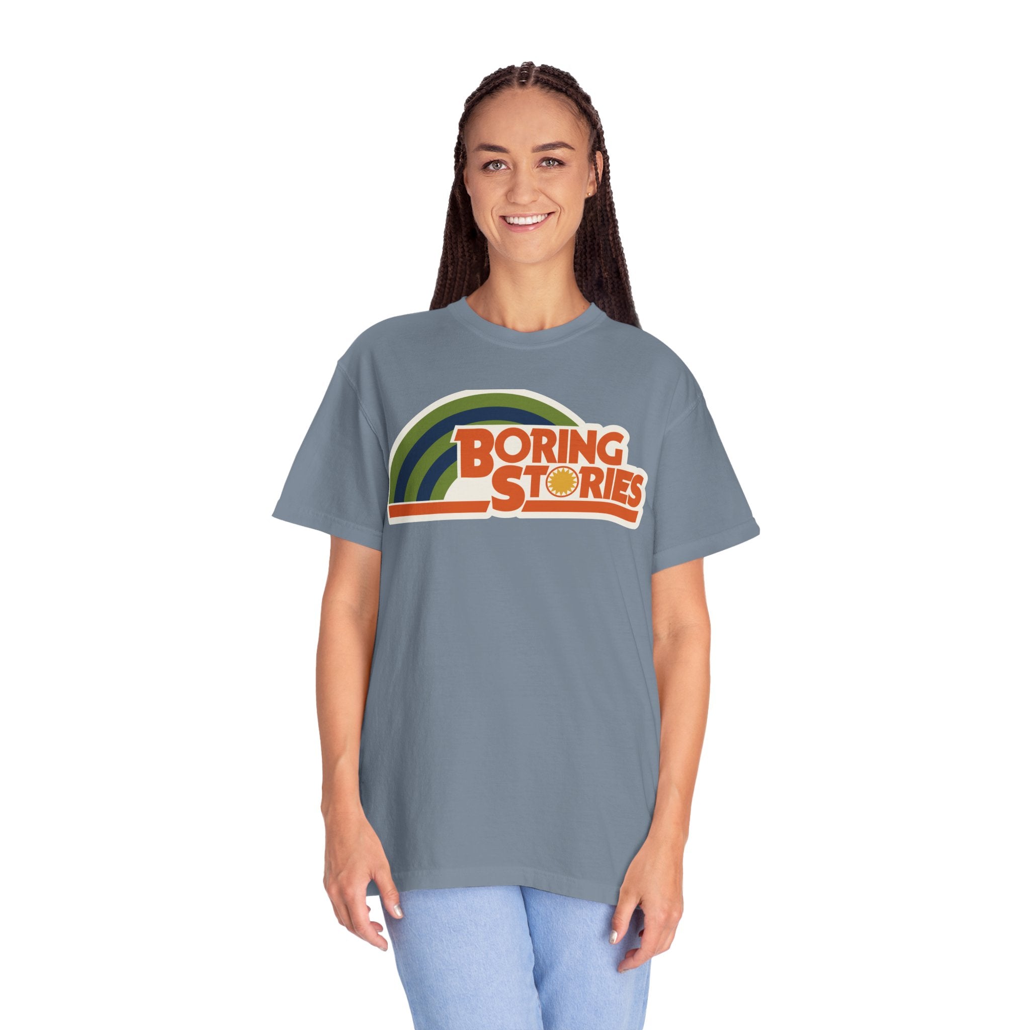 Silly Street "Boring Stories" Unisex Garment-Dyed T-shirt